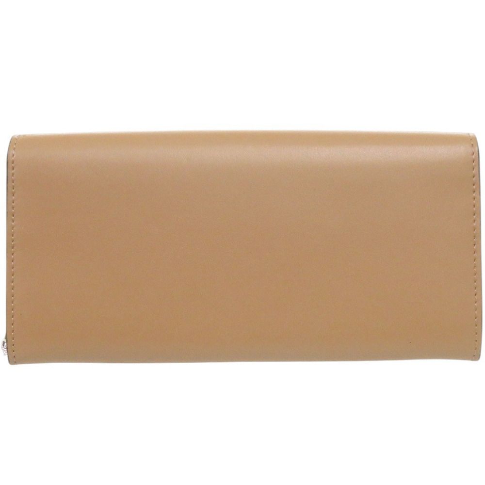 Fendi Chain Wallet Studs Leather Brown — view 3