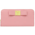 Prada Saffiano Zip Around Leather Pink Wallet