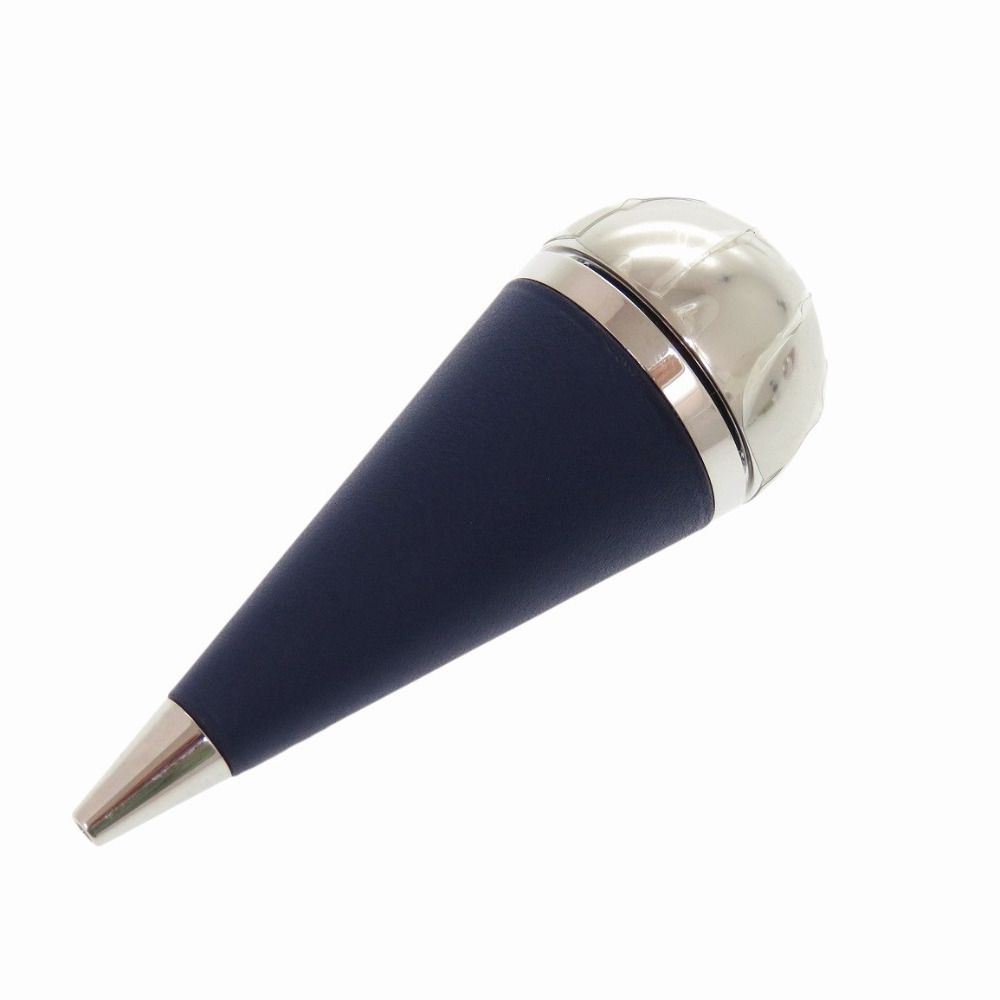 Hermes Curbut Calbut Series Calf Metal Navy Ballpoint — view 3