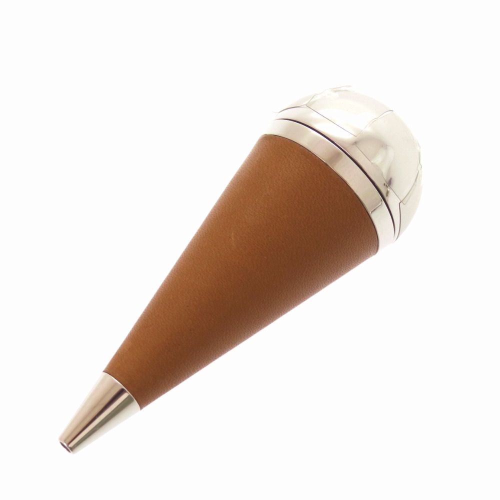 Hermes Curbut Calbut Series Calf Metal Brown Ballpoint — view 3