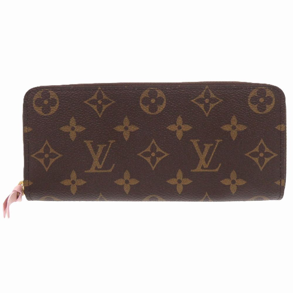 Louis Vuitton Portefeuille Clemence Monogram Canvas Brown Wallet