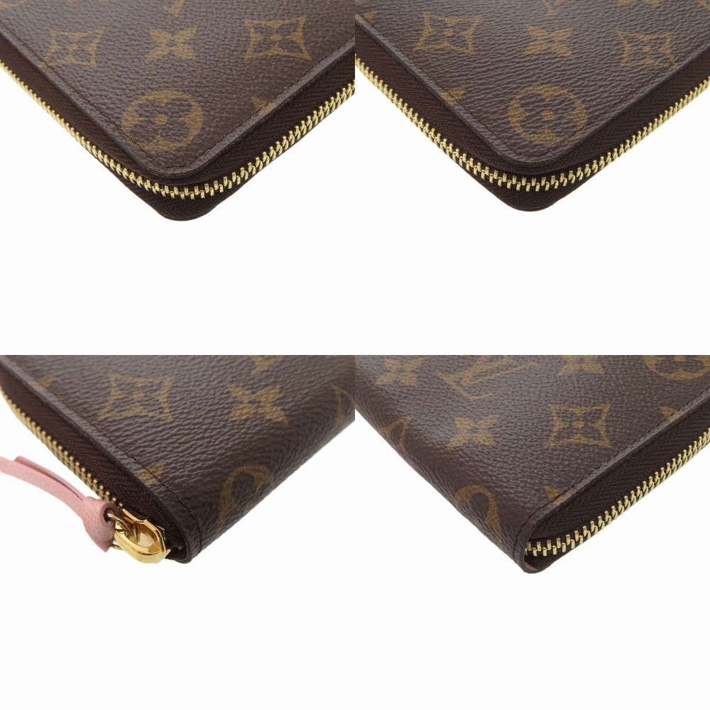 Louis Vuitton Portefeuille Clemence Monogram Canvas Brown Wallet — view 3