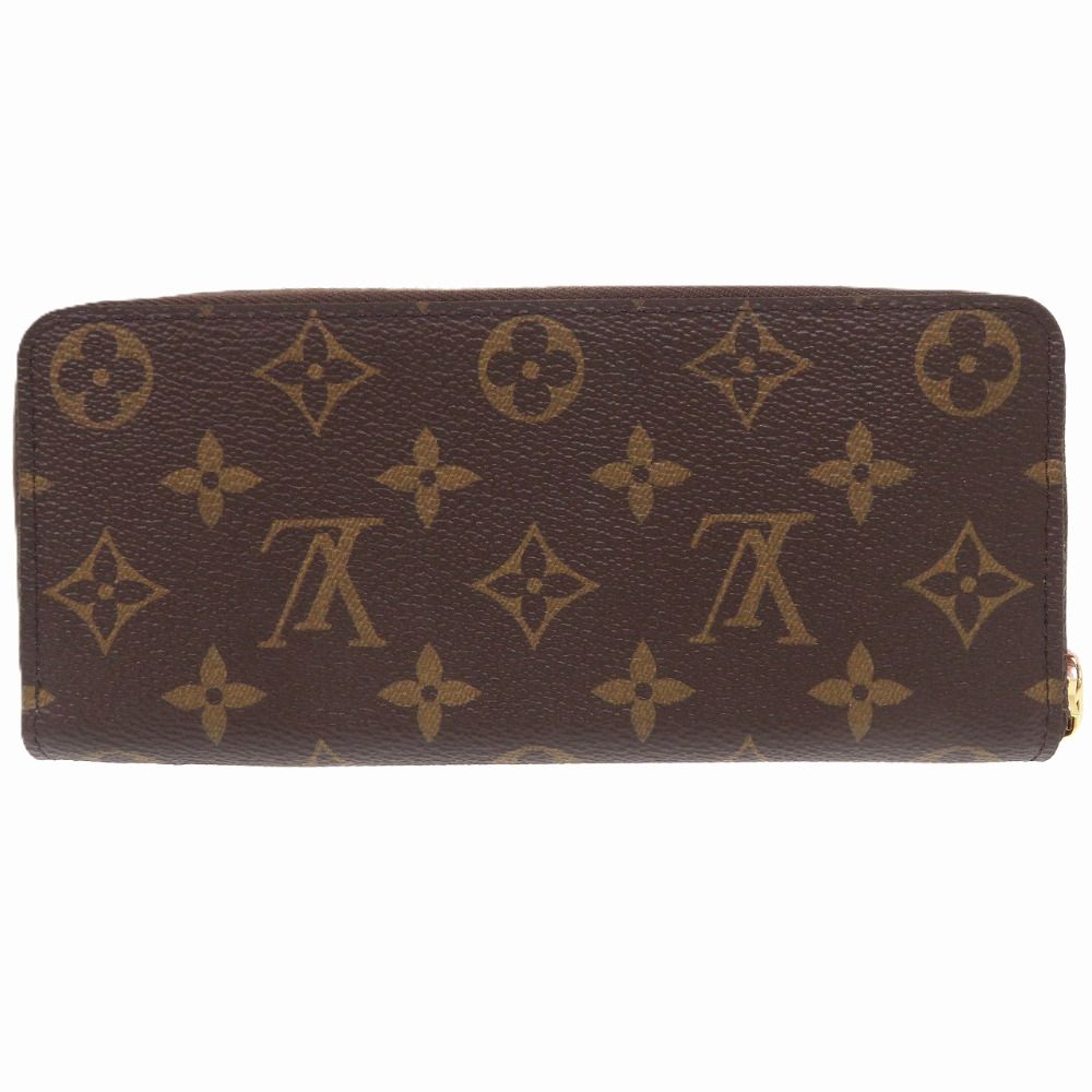 Louis Vuitton Portefeuille Clemence Monogram Canvas Brown Wallet — view 2
