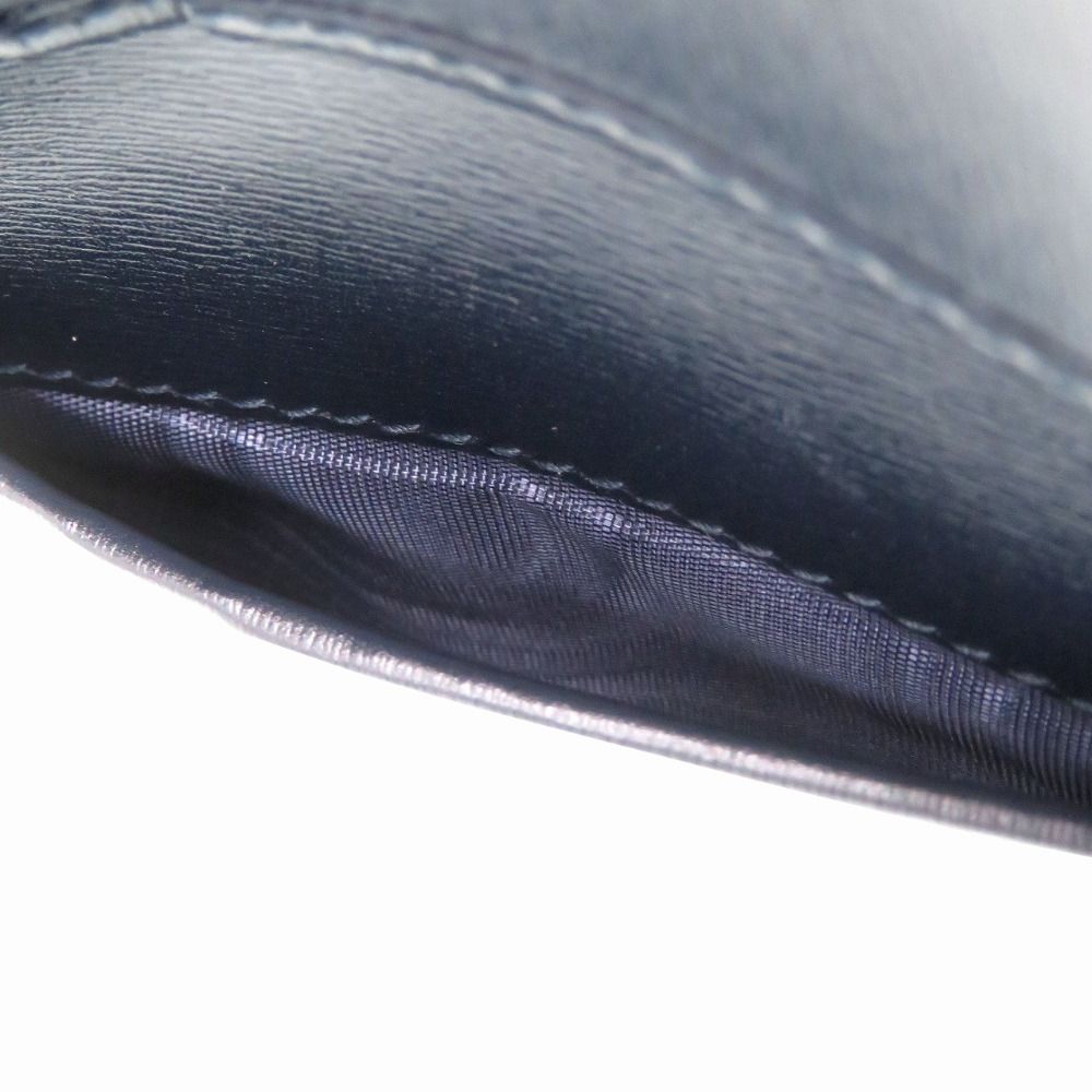 Gucci GG Canvas Navy Bifold Wallet L-shaped — view 8