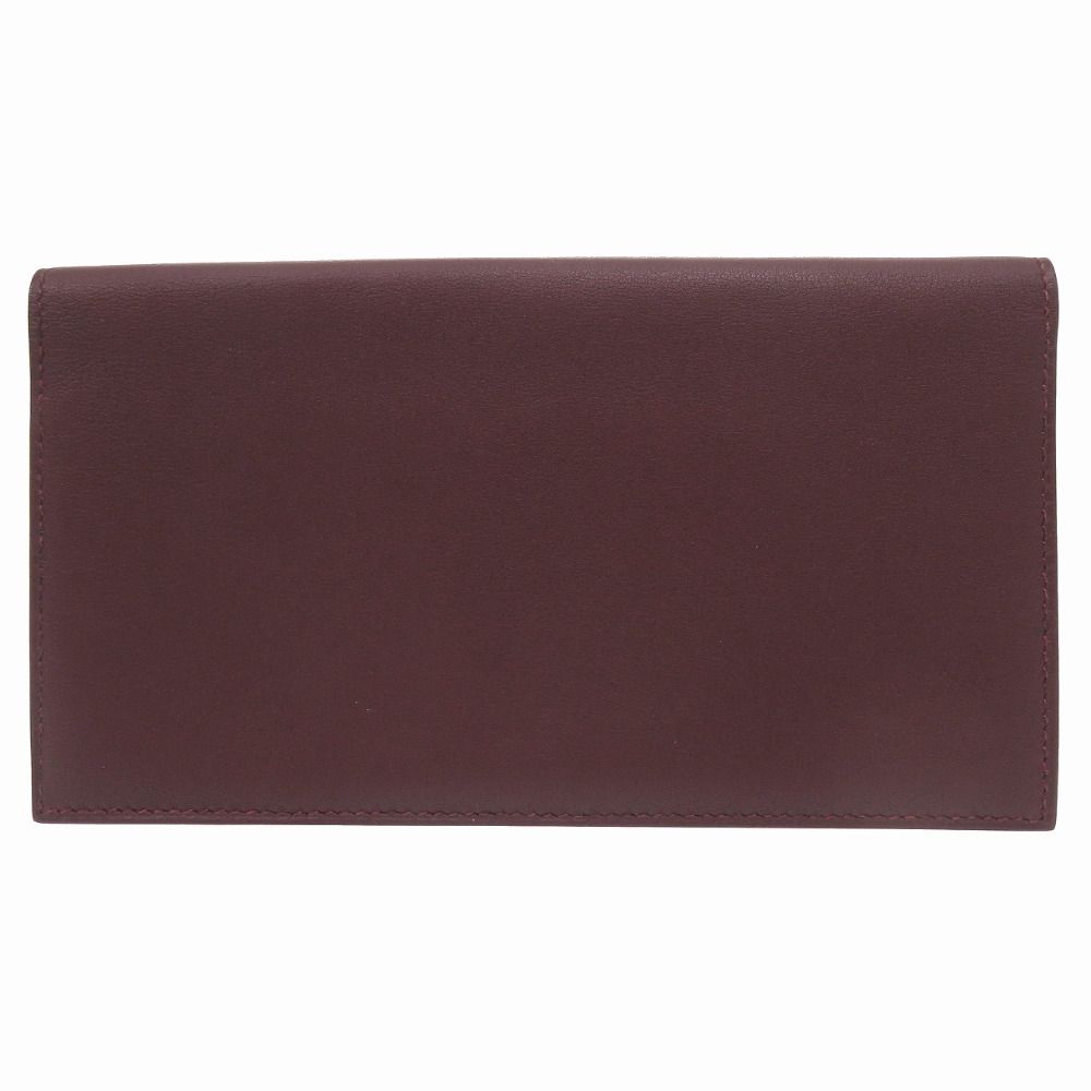 Hermes Citizen Twill Long Veau Swift Pull on Wallet