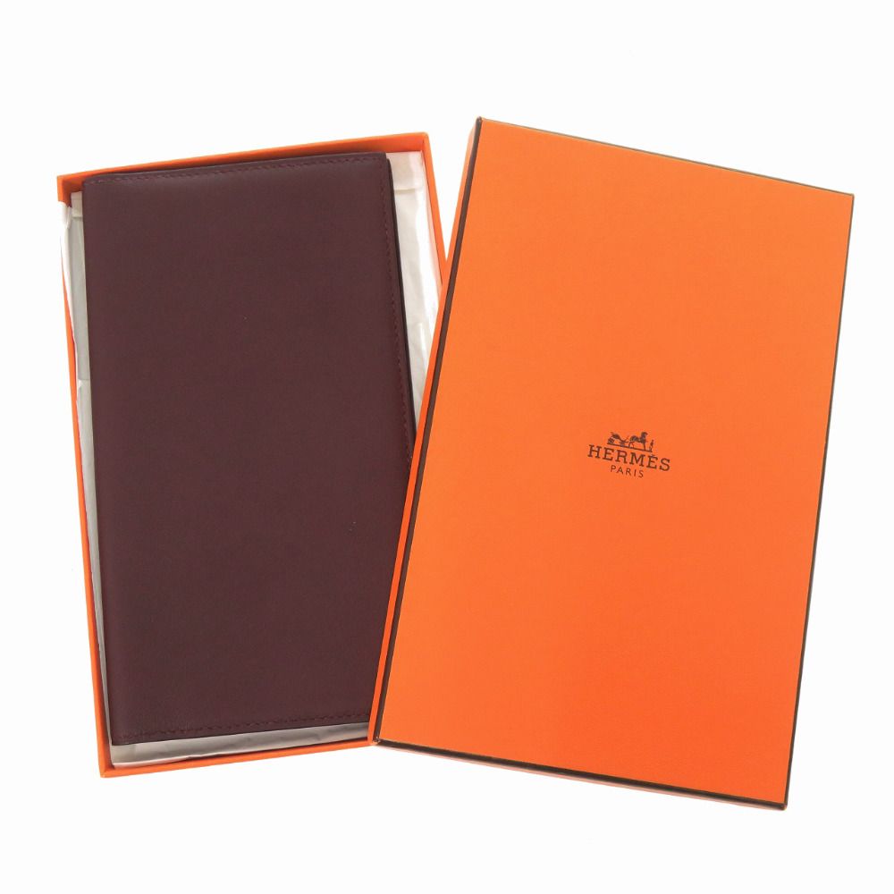 Hermes Citizen Twill Long Veau Swift Pull on Wallet — view 2