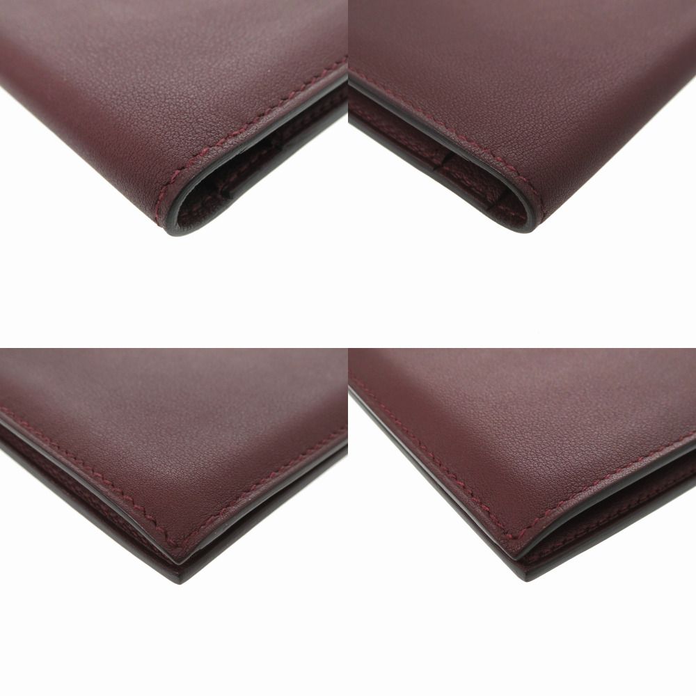 Hermes Citizen Twill Long Veau Swift Pull on Wallet — view 4