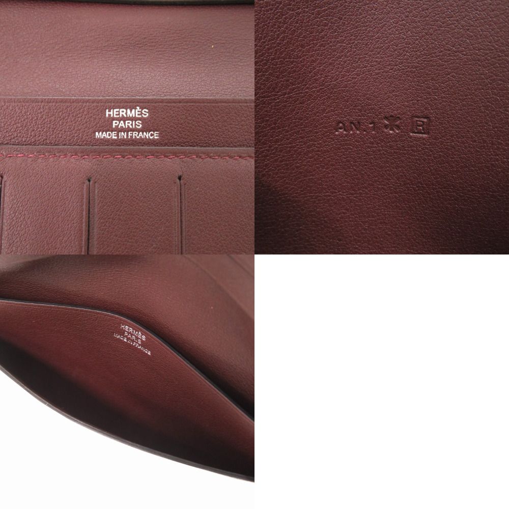 Hermes Citizen Twill Long Veau Swift Pull on Wallet — view 7