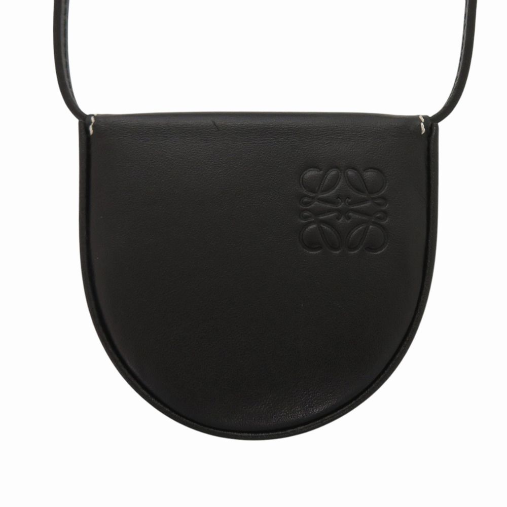 Loewe Anagram Shoulder Strap Calf Black Coin Case — view 3