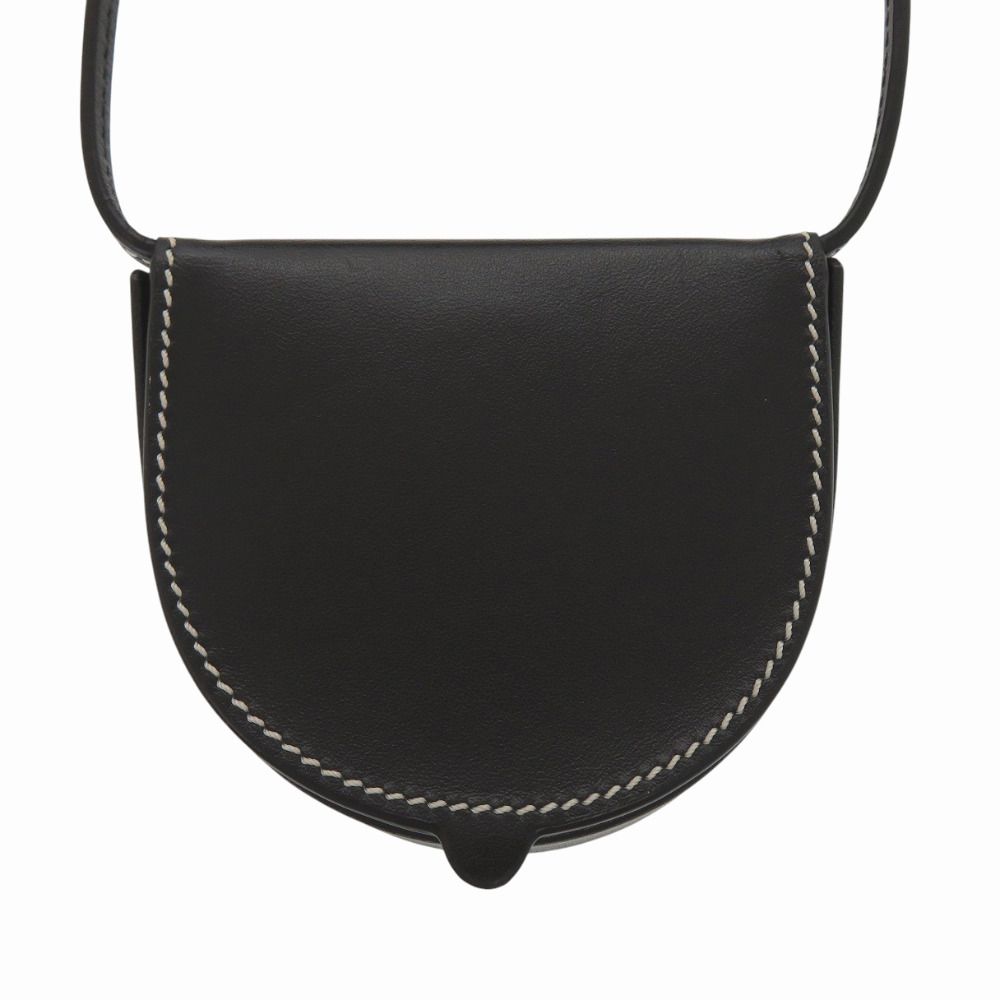 Loewe Anagram Shoulder Strap Calf Black Coin Case — view 4