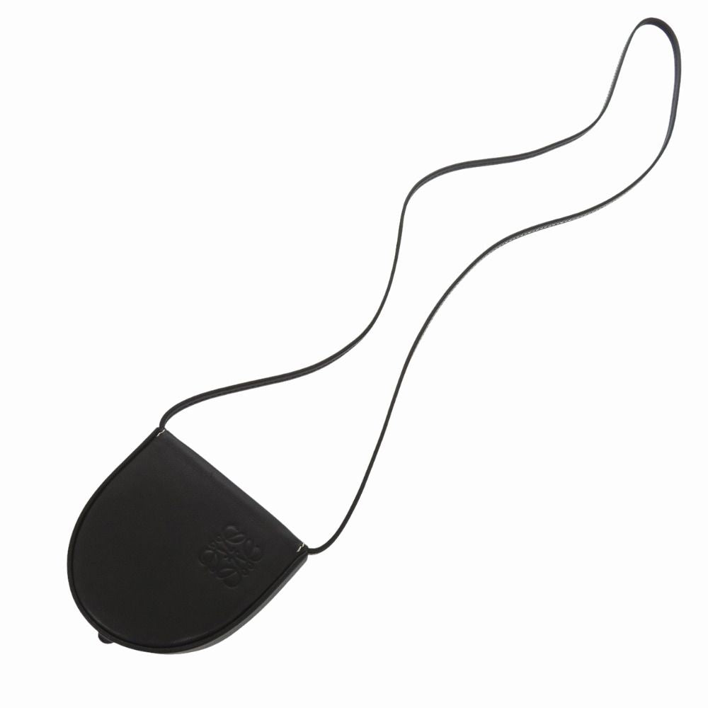 Loewe Anagram Shoulder Strap Calf Black Coin Case — view 6