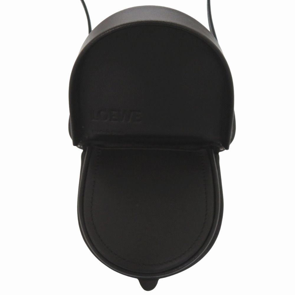 Loewe Anagram Shoulder Strap Calf Black Coin Case — view 7