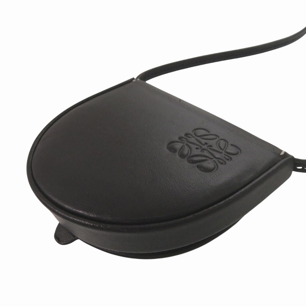 Loewe Anagram Shoulder Strap Calf Black Coin Case — view 9