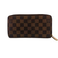Louis Vuitton Round Zip Wallet Damier