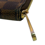 Louis Vuitton Round Zip Wallet Damier — view 4