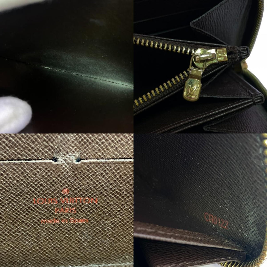 Louis Vuitton Round Zip Wallet Damier — view 8