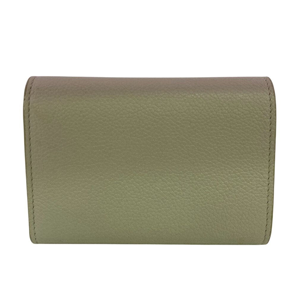Loewe Compact Wallet Pebble Vertical Small Anagram Logo Trifold — view 2