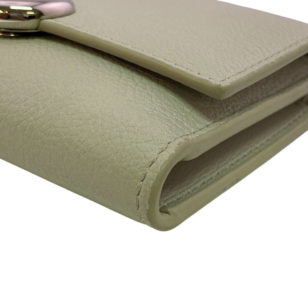 Loewe Compact Wallet Pebble Vertical Small Anagram Logo Trifold — view 6