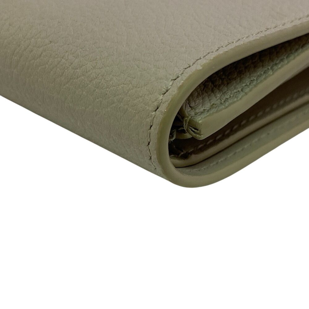 Loewe Compact Wallet Pebble Vertical Small Anagram Logo Trifold — view 4