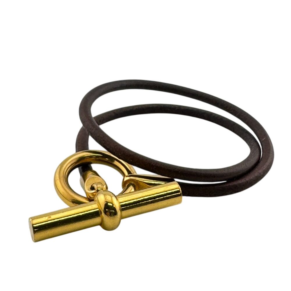 Hermes Bracelet Double Strand Glenan Leather