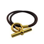 Hermes Bracelet Double Strand Glenan Leather — view 3