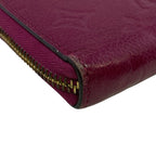 Louis Vuitton Zip Around Portefeuille Clemence Monogram Empreinte Wallet — view 3