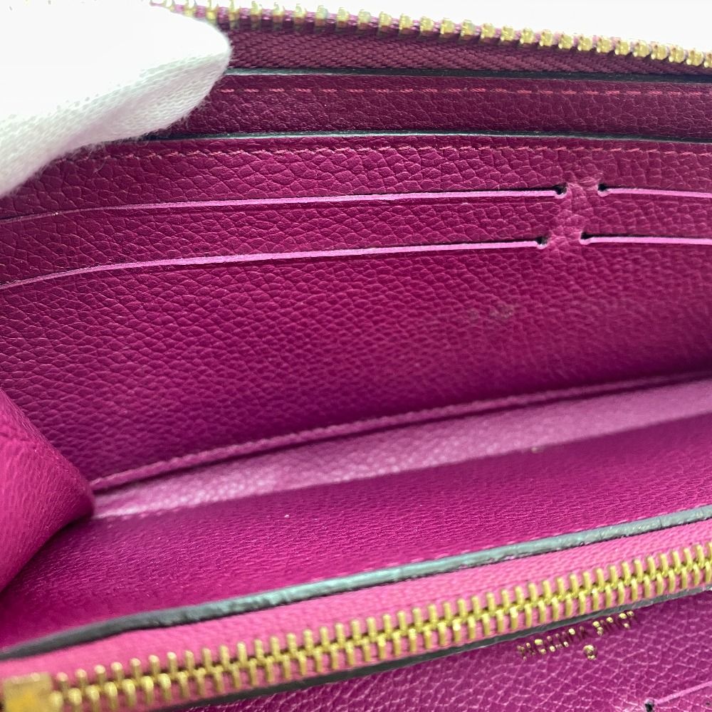 Louis Vuitton Zip Around Portefeuille Clemence Monogram Empreinte Wallet — view 7