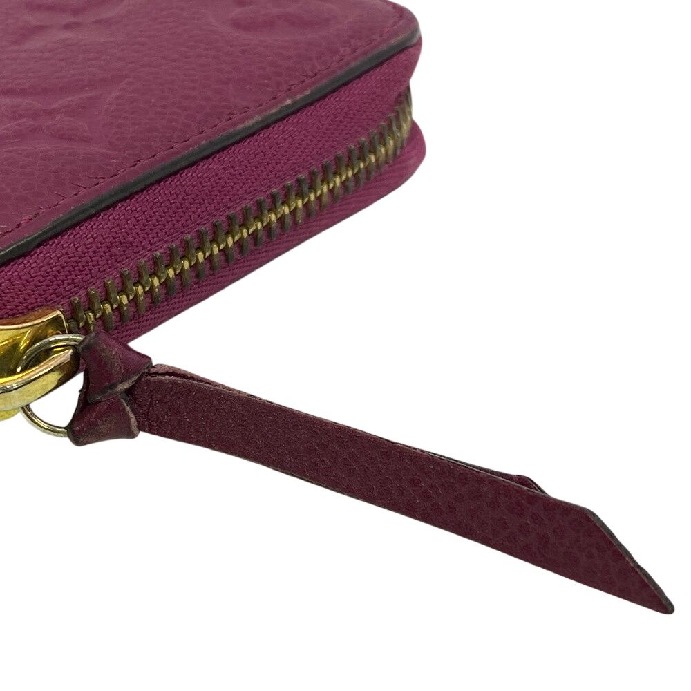 Louis Vuitton Zip Around Portefeuille Clemence Monogram Empreinte Wallet — view 5