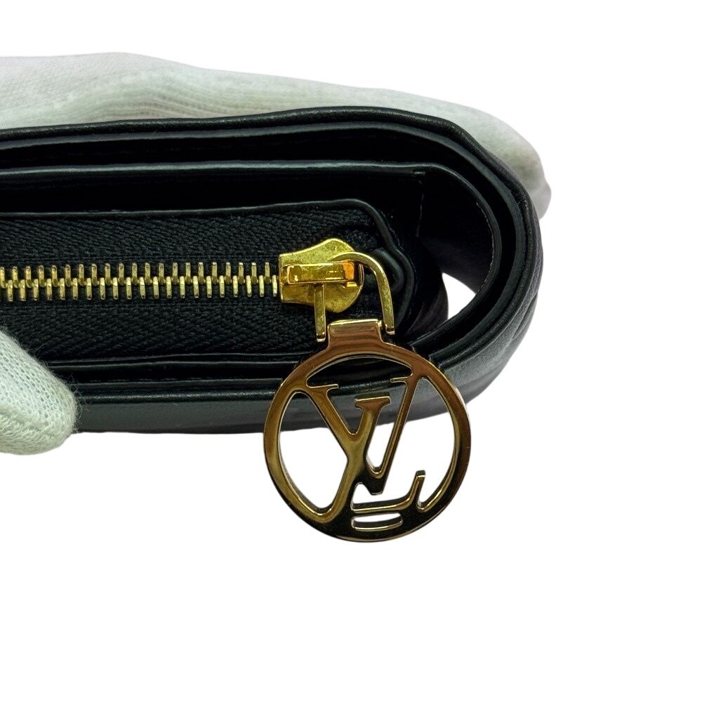 Louis Vuitton Compact Wallet Embossed Logo Portefeuille Coussin Bifold — view 8