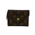 Louis Vuitton Compact Wallet Snap Button Closure Flap Portefeuille Victorine