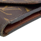 Louis Vuitton Compact Wallet Snap Button Closure Flap Portefeuille Victorine — view 5