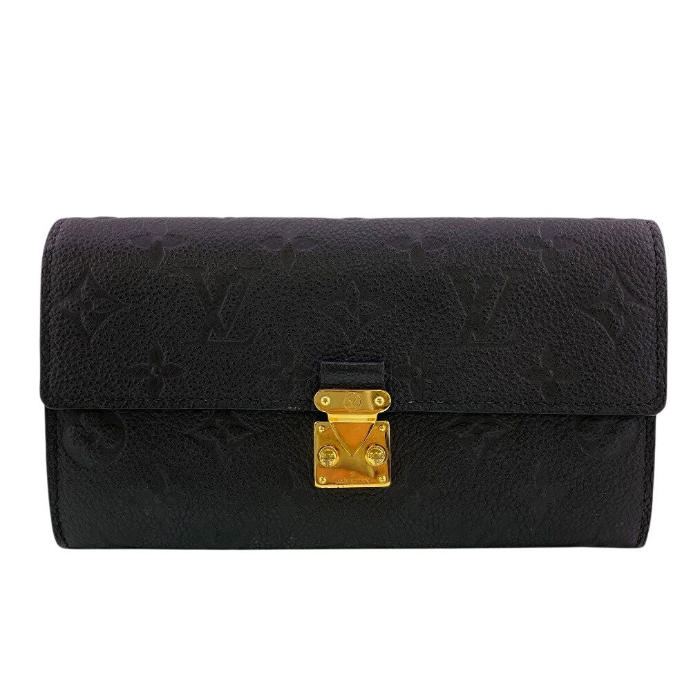Louis Vuitton S Lock Bifold Portefeuille Sarah Metis Monogram Empreinte Wallet