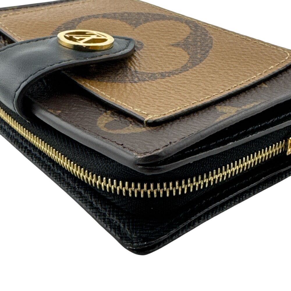 Louis Vuitton Portefeuille Juliette Giant Monogram Reverse Bifold Wallet Leather — view 4