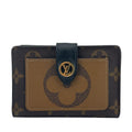 Louis Vuitton Portefeuille Juliette Giant Monogram Reverse Bifold Wallet Leather
