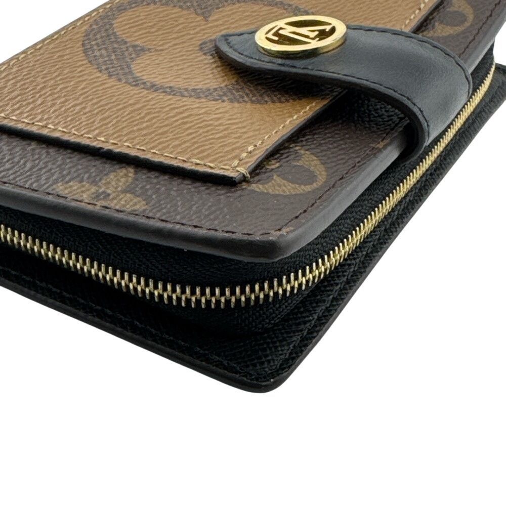 Louis Vuitton Portefeuille Juliette Giant Monogram Reverse Bifold Wallet Leather — view 3