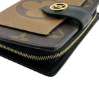 Louis Vuitton Portefeuille Juliette Giant Monogram Reverse Bifold Wallet Leather — view 3