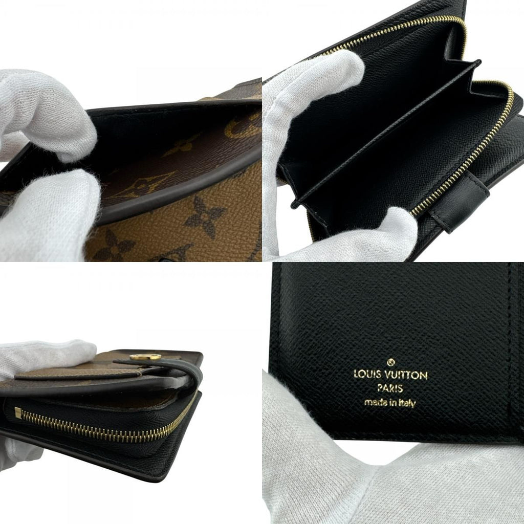 Louis Vuitton Portefeuille Juliette Giant Monogram Reverse Bifold Wallet Leather — view 8