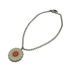Chanel Spring Collection Vintage Chain CC Logo Flower Bracelet Bangle