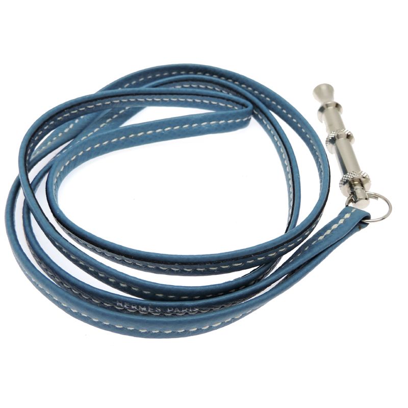 Hermes Necklace Blue — view 5