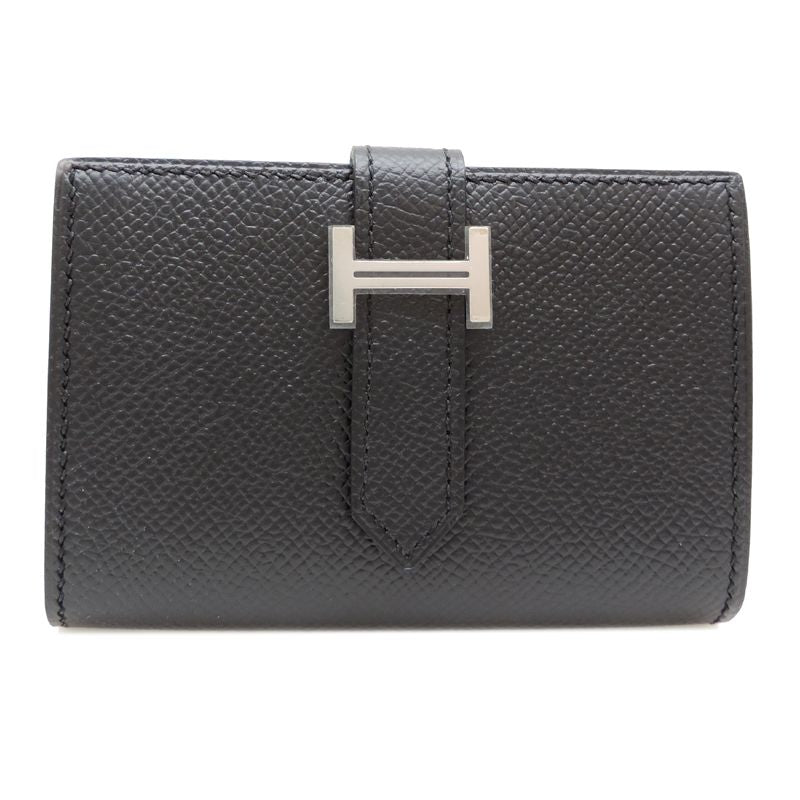 Hermes Card Case Card Holders Black