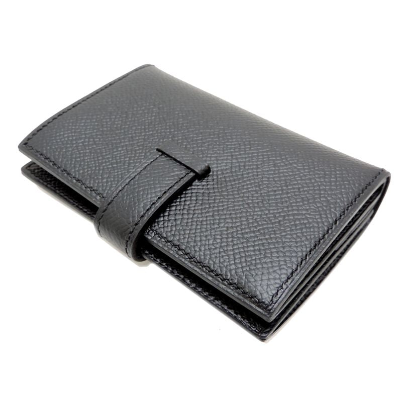 Hermes Card Case Card Holders Black — view 4