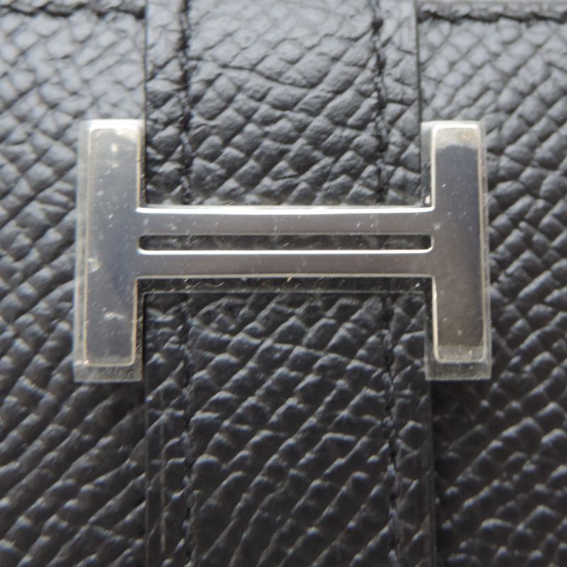 Hermes Card Case Card Holders Black — view 8