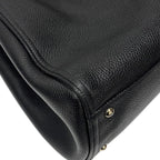 Gucci Tote Leather Black GG Soho Cellarius Fringe Tassel — view 7