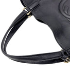 Gucci Tote Leather Black GG Soho Cellarius Fringe Tassel — view 9