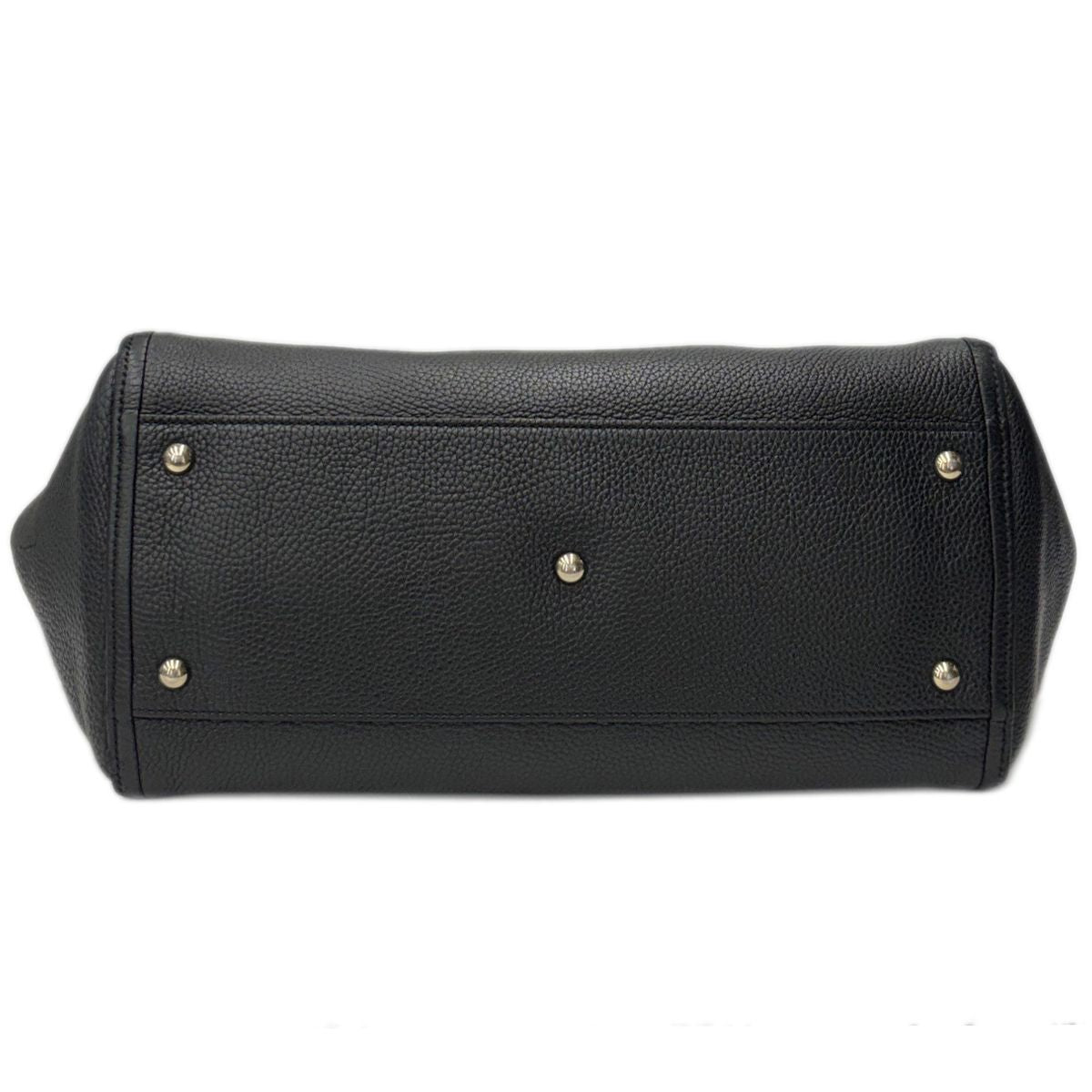 Gucci Tote Leather Black GG Soho Cellarius Fringe Tassel — view 4