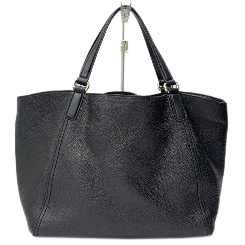 Gucci Tote Leather Black GG Soho Cellarius Fringe Tassel — view 2