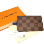 Louis Vuitton Damier Ebene Card Holder Sample — view 8
