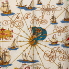 Hermes Carre 90 Voiles de Lumiere Scarf Oversized Navy Multicolor Silk — view 5