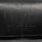 Bottega Veneta Intrecciato Business Briefcase Black Leather 1 — view 6