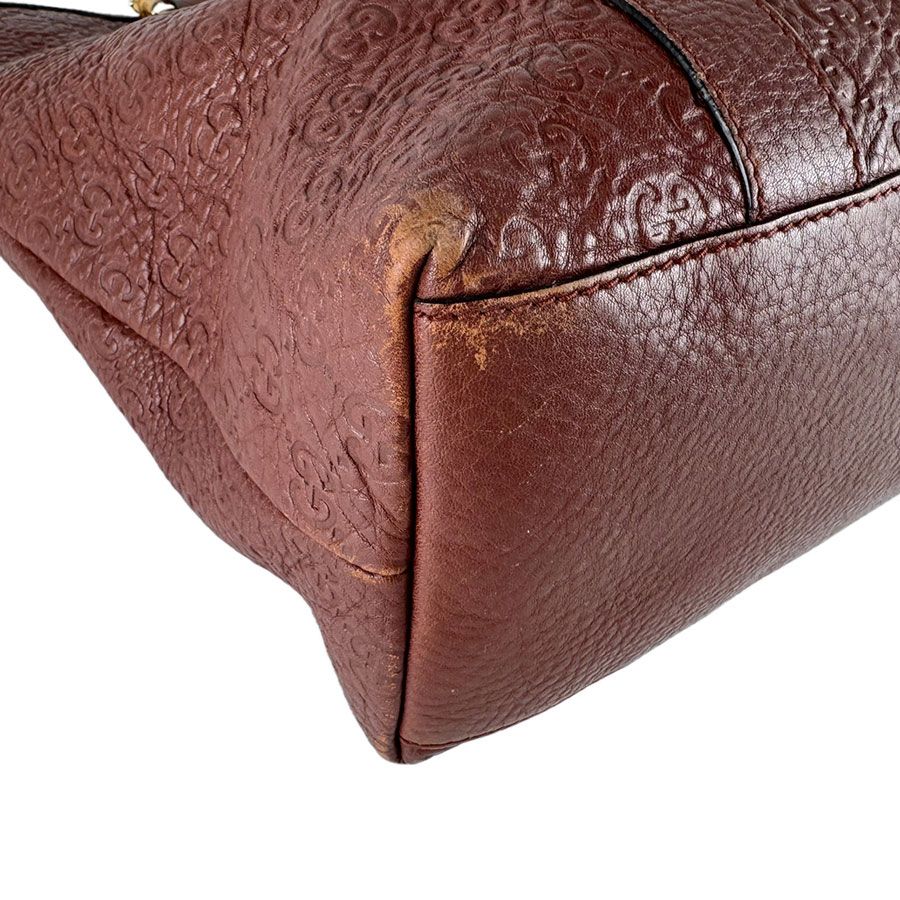 Gucci Tote Guccissima Brown — view 8